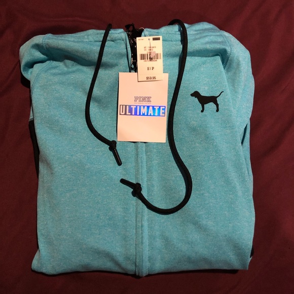 PINK Victoria's Secret Jackets & Blazers - Teal zip up